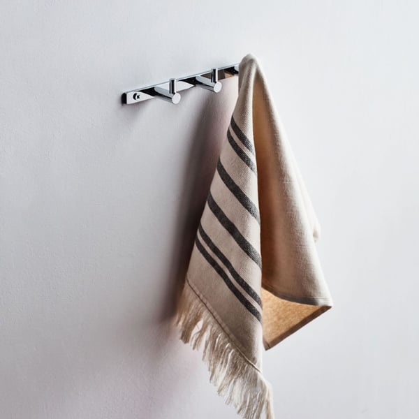 Κρεμάστρα με 3 άγκιστρα χρωμέ Prima 74303 